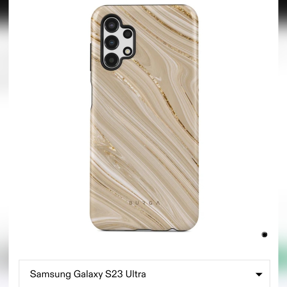 Burgas Beige Marble Full Glam Case